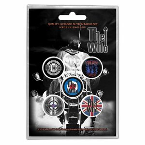 ★ザ・フー バッジ 5pcs THE WHO BUTTON BADGE PACK: QUADROPHENIA 正規品 60s mods lambretta vespa jam