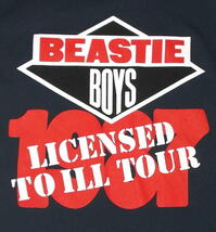 ★ビースティー ボーイズ Tシャツ Beastie Boys 87 紺 M 正規品 Def jam_画像1