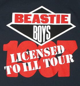 ★ビースティー ボーイズ Tシャツ Beastie Boys 87 紺 M 正規品 Def jam