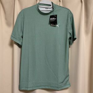 【PUMA GOLF】モックネック　シャツ【千鳥】