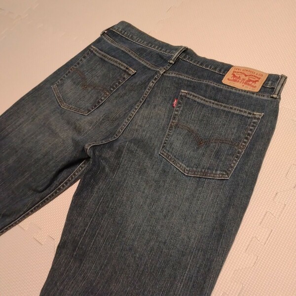 Levi's 514 ストレート ジーンズ デニム ジーパン ストレッチ 大きめ リーバイス 紺 36