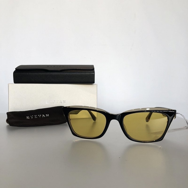 新品 EYEVAN アイヴァン Sonic PBK/LLT サングラス 53□20-145 ダーク