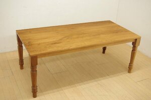 展示品 レグナテック ダイニングテーブル CLASSE/クラッセ Leaves/リーヴス #02 ウォールナット W185×D90×H72cm 脚Eタイプ 食卓