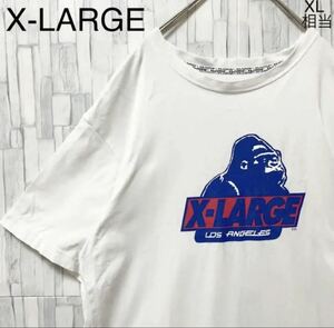 X-LARGE xlarge XLarge короткий рукав футболка большой Logo te Caro go размер L белый бесплатная доставка 