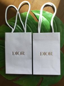 Dior ディオール　シッパー　手さげ袋　紙袋　2枚組