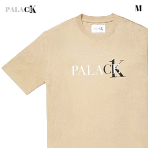 M 新品【PALECE CALVIN KLEIN T-SHIRT PALACE CK1 T-shirt Beige コラボ パレス Tシャツ カルバンクライン Tシャツ ベージュ】