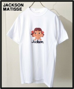 S 白 White【JACKSON MATISSE Peckson Summer ver. Tee ジャクソンマティス ペコちゃんTシャツ 不二家 Peko】