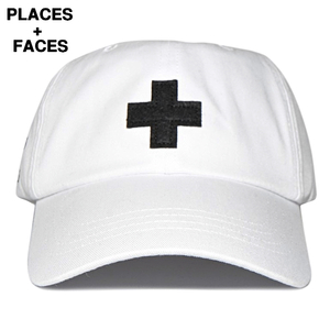 新品【PLACES+FACES ”+” LOGO CAP / WHITE プレイシーズフェイシーズ キャップ + ロゴ 白 ホワイト プレイシズ プラス フェイシズ】