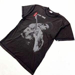 LEVIS ☆ ジミーヘンドリックス プリント◎ 半袖 Tシャツ ブラック M アメカジ ロック 古着 ジミヘン 伝説 リーバイス レッドタブ■DD222