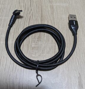 【新品】充電ケーブル タイプC コード1m ブラック マグネット 充電器 
