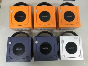 H1491/Nintendo 任天堂 GAMECUBE ゲームキューブ DOL-001 6台 まとめ