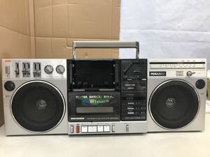 H1424/HITACHI TRK-W1 FM AM ラジオ ラジカセ 欠品あり