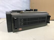 H1437/HITACHI MARK5 トランジスタ式 ポータブルTV K-55 日立製作所 白黒テレビ 76年製 現状品_画像4