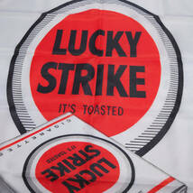 ラッキーストライク フラッグ P303 旗 バナー ポスター USA Lucky Strike ガレージ雑貨 タバコ タペストリー たばこ 壁面看板 インテリア_画像7