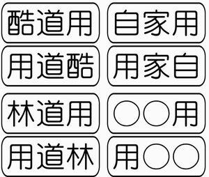 CS-0079　自家用パロディ　ステッカー　林道用　酷道用