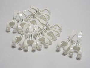 [ used ]nitoli laundry basami[Y type clothespin large ] white 12 piece set 