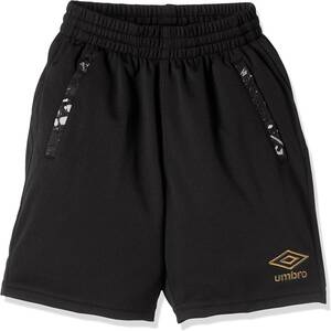 【KCM】Z-umbro-311-160★展示品★【UMBRO/アンブロ】ジュニア　ジュニアプラクティスショーツ　サッカー　UUJLJD82　ブラック　160