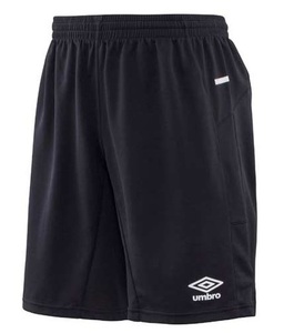 【KCM】Z-umbro-335-160★展示品★【UMBRO/アンブロ】ジュニア　クーリスト プラクティスパンツ　サッカー　UUJPJD97　ブラック　160