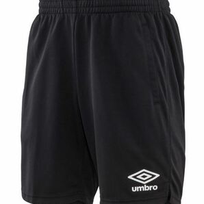 【KCM】Z-umbro-303-140★展示品★【UMBRO/アンブロ】キッズ ジュニア プラクティスニットパンツ サッカー UUJPJD85 ブラック 140の画像1