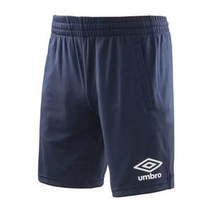 【KCM】Z-umbro-326-140★展示品★【UMBRO/アンブロ】ジュニア　ロゴ プラクティスパンツ　サッカー　UUJNJD85　ネイビー　140