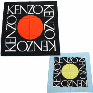 KENZO ケンゾー バンダナ 8EU211 ブラック/99 スカーフ ハンカチ ストール 【新品/未使用/正規品】