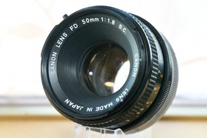 Старая линза камера SLR Новичок используется одно -линс рефлекторная камера Canon Lens FD 50 мм F1.8 S.C. [Используется] [Специальные цены]