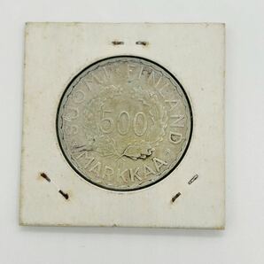 【未使用】フィンランド 1952年 500マルッカ銀貨 ヘルシンキオリンピック HELSINKI 500MARKKAAの画像2