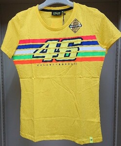 【即決】国内正規品VR46ロッシ、ストライプTシャツ定価5060円レディースLサイズ 