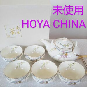 未使用 HOYA CHINA 茶器揃　和の器 蘭