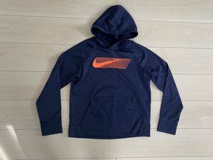 ★ナイキ Nike DRI-FIT パーカー Lサイズ/155 キッズ ジュニア 紺★