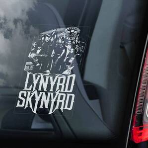 ◆レーナード・スキナード@外張り カーステッカー デカール 16×10cm 外貼り カー ステッカー@ROCKバンド レイナード・スキナード M1@2489