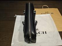 新品 COACH コーチ F72988 2way ビジネス バッグ ブリーフケース 鞄 ベケット ストラクチャード レザー 本革 黒_画像4