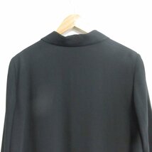 美品 ISSEY MIYAKE イッセイミヤケ シングル 4B ハーフコート ジャケット M ブラック 黒_画像6