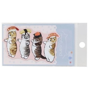  new goods *mofusand*da ikatto water-proof Mini sticker *. sushi * cat miscellaneous goods 