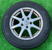 LAPORTA 15インチ ホイール& 195/65R15 PRACTIVA ラジアルタイヤ4本セット★ 2022年式★ノア ヴォクシー ステップワゴン セレナ等★(NR025)_画像6