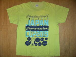 非売品★2019年 JAPAN CUP CHEERLEADING CHAMPIONSHIP 全日本選手権大会 チアリーディング チアダンス Tシャツ★チアガール 高校生 