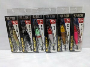 SLASH バウンスッテ　15号　55g 12号　45g 10号　新品未使用品　6本セット　イカメタル　鉛スッテ オモリグ 