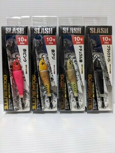 SLASH バウンスッテ10号　38g 新品未使用品　4本セット　イカメタル　鉛スッテ オモリグ 