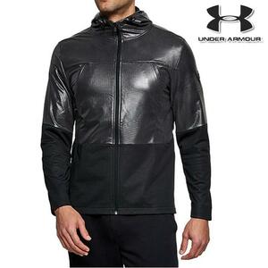 新品送料無料　UNDER ARMOUR 　スワケット　フード付きジャケット　Mサイズ　ブラック　アンダーアーマー 　撥水加工