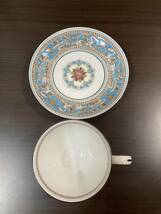 ▼ウェッジウッド≪フロレンティーンターコイズ カップ&ソーサ 1客≫WEDGWOOD リー 黒壺_画像5