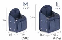 秋セール!!バッグインバッグ リュックインバッグ 大容量 黒 M 収納 整理 整頓 インナーバッグ_画像7