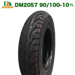 DM2057 90/100-10 TL DURO製 タイヤ ジャイロX フロント等 フロントタイヤ 交換タイヤ バイクタイヤ ホンダ HONDA デューロ チューブレス