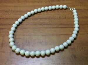 * shining shop * north . stone 10mm sphere necklace 45cm* measurement verification * repeated cheap challenge *