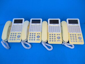 ▲Ω XG1 5761 保証有 19年製 日立 HITACHI S-integral 36ボタン電話機 ET-36Si-SDW 4台セット ・祝10000！取引突破！