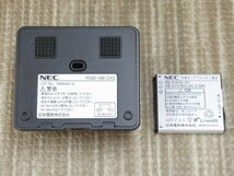 ▲・XA1 5793 保証有 美品 19年製 NEC Carrity-NW コードレス電話機 PS8D-NW 電池付 初期化済 ・祝10000！取引突破！_画像8