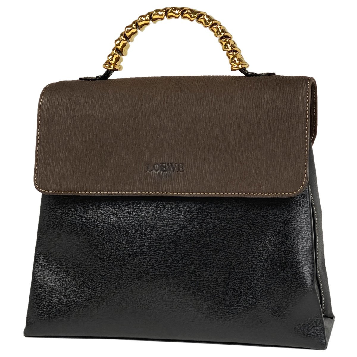 良質 【未使用級】ロエベLOEWEべラスケス本革ハンドバッグJil Sander