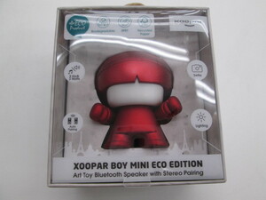 【未使用品】XooparBoy mini Eco Red ポータブルBluetoothスピーカー レッド XB-S15ME ワイヤレス 長期在庫品