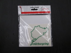 【未使用品】nurburgring 8cm グリーン ステッカー