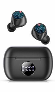 Bluetooth イヤホン ワイヤレスイヤホン Bluetooth5.3ノイズキャンセリング 多機能タッチ操作 