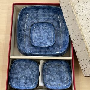 【9260】和食器 梅模様 中鉢 小皿×5 セット プレート 皿の画像1